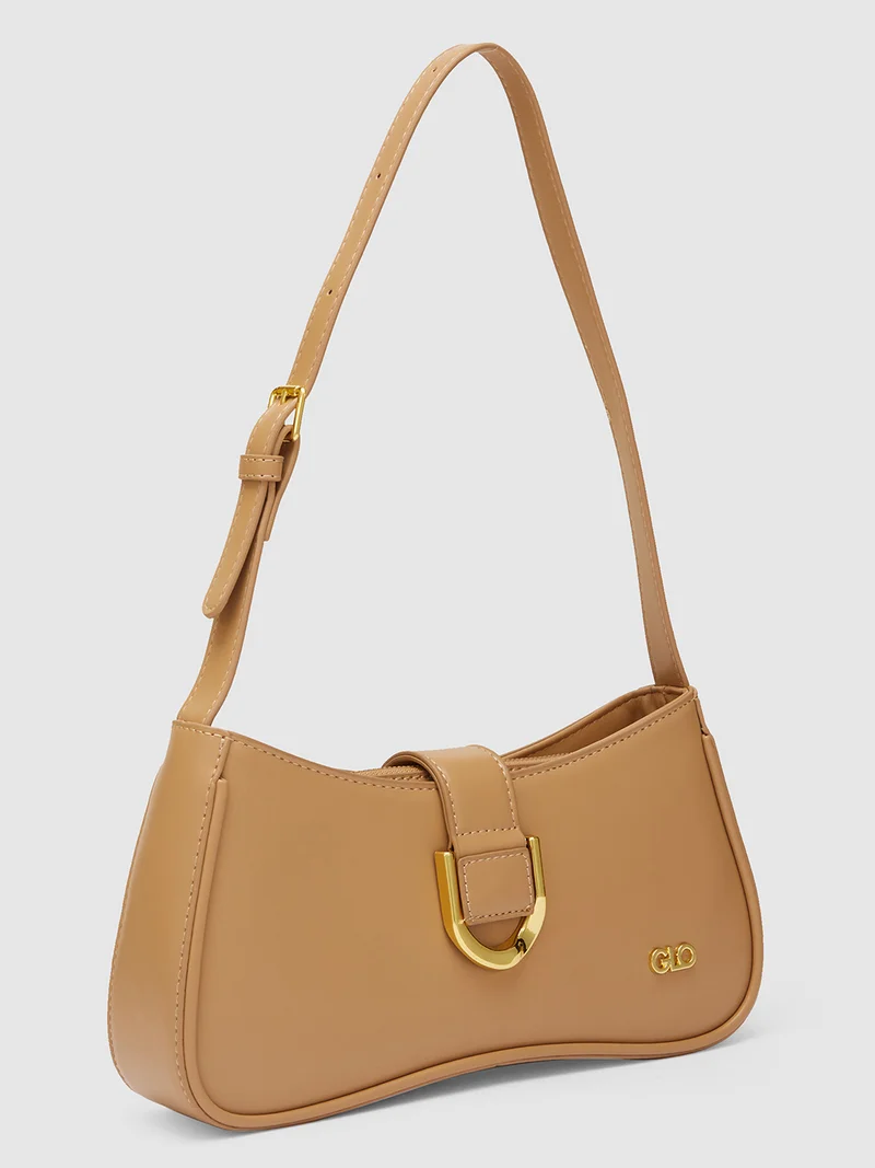 جلو باص Globus Women Khaki Solid Handheld Bag